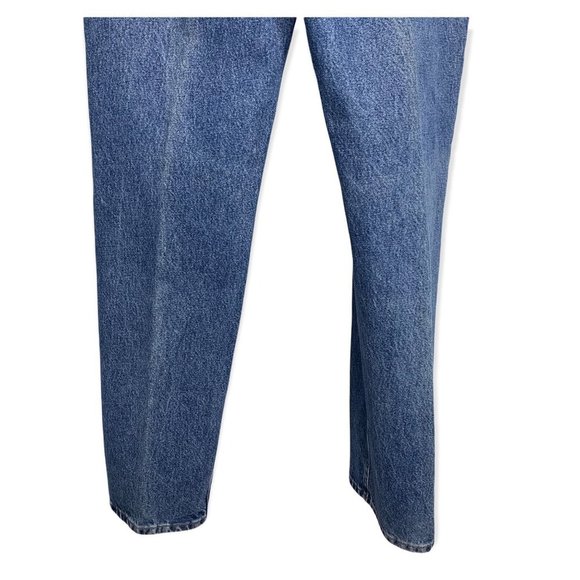 Vintage 90s Lee's Straight Leg Medium Wash Jeans 38x32 - Picture 5 of 10